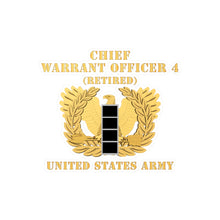 Load image into Gallery viewer, Kiss-Cut Vinyl Decals - Army - Chief Warrant Officer - CW04 - Retired - Flat - Eagle and Bar X 300
