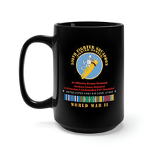 Load image into Gallery viewer, Black Mug 15oz  - 508th Fighter Squadron (Fighter Bomber), Campaigns - EUR SVC X 300
