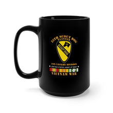 Load image into Gallery viewer, Black Mug 15oz - Army - 25th Scout Dog Platoon 1st Cav - VN SVC
