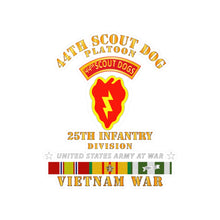 Load image into Gallery viewer, Kiss-Cut Vinyl Decals - Army - 44th Scout Dog Platoon 25th Infantry Div - VN SVC
