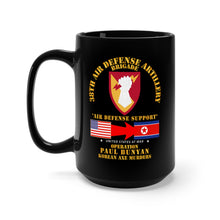 Load image into Gallery viewer, Black Mug 15oz - Operation Paul Bunyan - 38th ADA Bde - Korea
