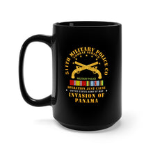 Load image into Gallery viewer, Black Mug 15oz - Just Cause - 511th Military Police Co w Svc Ribbons
