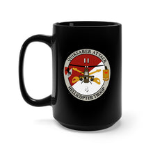 Load image into Gallery viewer, Black Mug (11oz, 15oz) - Quicksaber Attack - Helicopter Troop
