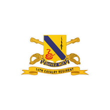 Load image into Gallery viewer, Kiss-Cut Vinyl Decals - Army  - 14th Cavalry Regiment w Br - Ribbon
