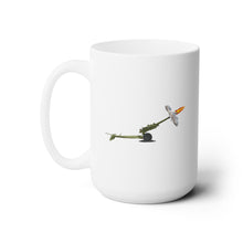 Load image into Gallery viewer, White Ceramic Mug 15oz - Army - M119 howitzer - Firing
