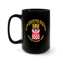 Load image into Gallery viewer, Black Mug 15oz - Army - COA - 307th Engineer Battalion - I Maintain
