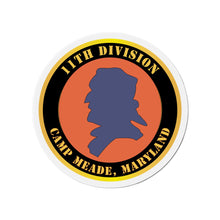Load image into Gallery viewer, Die-Cut Magnets - Army - 11th Division - Camp Meade, Maryland X 300

