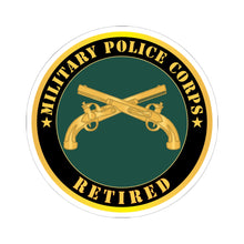 Load image into Gallery viewer, Kiss - Cut Stickers - Army - Military Police - Branch - Retired X 300

