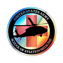 Load image into Gallery viewer, Holographic Die-cut Stickers - Army MEDEVAC Critical Care Flight Paramedics V1
