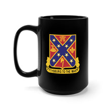 Load image into Gallery viewer, Black Mug 15oz - 107th Field Artillery Regiment- Battalion - DUI wo Txt X 300
