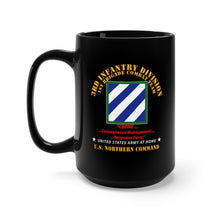 Load image into Gallery viewer, Black Mug 15oz - Army - 3rd ID - CBRNE - US NorthCom
