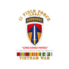 Load image into Gallery viewer, Kiss-Cut Vinyl Decals - Army - II Field Force - Airborne Tab - LRP - Vietnam w VN SVC
