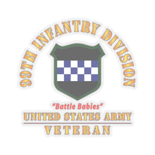 Load image into Gallery viewer, Kiss-Cut Stickers - Army - SSI - 99th Infantry Division - Battle Babies - US Army Veteran X 300
