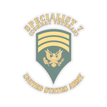 Load image into Gallery viewer, Kiss-Cut Stickers - Army - Enlisted - SPEC 7 - Specialist 7  - Std - Retired X 300
