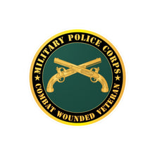 Load image into Gallery viewer, Kiss-Cut Vinyl Decals - Army - Military Police - Branch - Combat Wounded Veteran X 300
