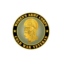 Load image into Gallery viewer, Kiss-Cut Vinyl Decals - Army - Women's Army Corps - Cold War Veteran
