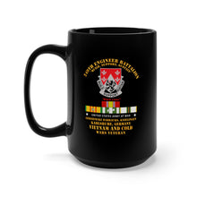 Load image into Gallery viewer, Black Mug 15oz - Army - 249th Engineer Bn - Karlsruhe, Germany w VN and COLD SVC
