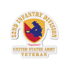 Load image into Gallery viewer, Die-Cut Magnets - Army - SSI - 52nd Infantry Division (1946-1947) - Argonauts - US Army Veteran X 300
