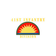 Load image into Gallery viewer, Kiss-Cut Vinyl Decals - Army - 41st Infantry Division X 300 - Hat
