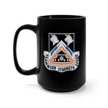 Load image into Gallery viewer, Black Mug 15oz - 43rd Signal Battalion DUI wo Txt X 300
