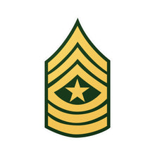 Load image into Gallery viewer, Kiss-Cut Vinyl Decals - Army - Sergeant Major E-9 (SGM) X 300
