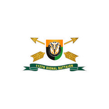 Load image into Gallery viewer, Kiss-Cut Vinyl Decals - Army - 112th Signal Battalion w SF Branch - Flash w Br - Ribbon X 300
