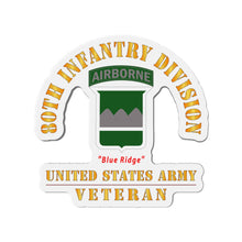 Load image into Gallery viewer, Die-Cut Magnets - Army - SSI - 80th Infantry Division w Airborne Tab - Blue Ridge - US Army Veteran X 300
