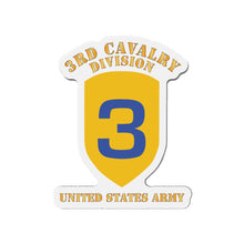 Load image into Gallery viewer, Die-Cut Magnets - Army - SSI - 3rd Cavalry Division - US Army X 300
