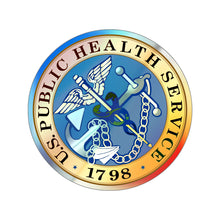 Load image into Gallery viewer, Holographic Die-cut Stickers - USPHS - United States Public Health Service Seal - Color
