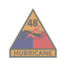 Load image into Gallery viewer, Kiss-Cut Stickers - SSI - 48th Armored Division w Name Tape X 300
