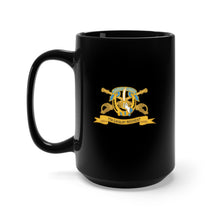 Load image into Gallery viewer, Black Mug 15oz - Army - 7th Cavalry Regiment w Br - Ribbon
