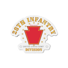 Load image into Gallery viewer, Die-Cut Magnets -SSI -Army - 28th Infantry Division - Keystone - SSI X 300

