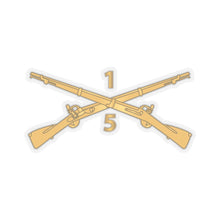 Load image into Gallery viewer, Kiss-Cut Stickers - Army - 5th Battalion, 1st Infantry Regiment Branch - wo Txt

