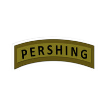 Load image into Gallery viewer, Kiss - Cut Stickers - Army - Pershing Missile Tab - Subdued
