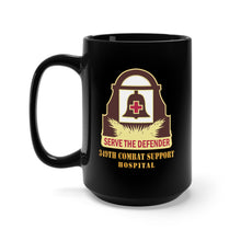 Load image into Gallery viewer, Black Mug 15oz - 349th Combat Support Hospital - DUI w Txt X 300
