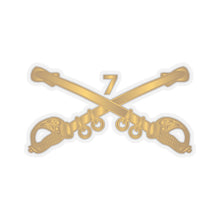 Load image into Gallery viewer, Kiss-Cut Stickers - Army - 7th Cavalry Branch wo Txt
