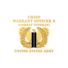 Load image into Gallery viewer, Kiss-Cut Vinyl Decals - Army - Chief Warrant Officer - CW06 - Combat Veteran - Flat - Eagle and Bar X 300
