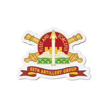 Load image into Gallery viewer, Die-Cut Magnets -SSI -88th Artillery Group - DUI w Br - Ribbon X 300
