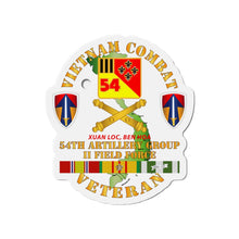Load image into Gallery viewer, Die-Cut Magnets - Army - Vietnam Combat Vet - 54th Artillery Group - II Field Force w VN SVC X 300
