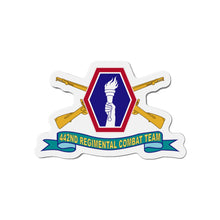 Load image into Gallery viewer, Die-Cut Magnets -SSI - Army - 442nd Infantry Regimental Combat Team w Br - SSI - Ribbon X 300
