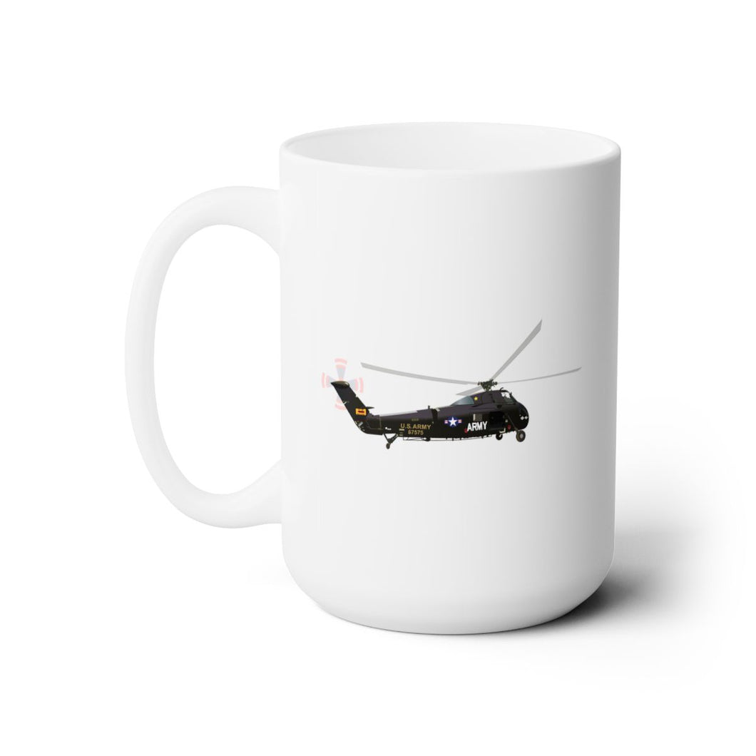 White Ceramic Mug 15oz - Army - CH - 34 - Choctaw wo Txt