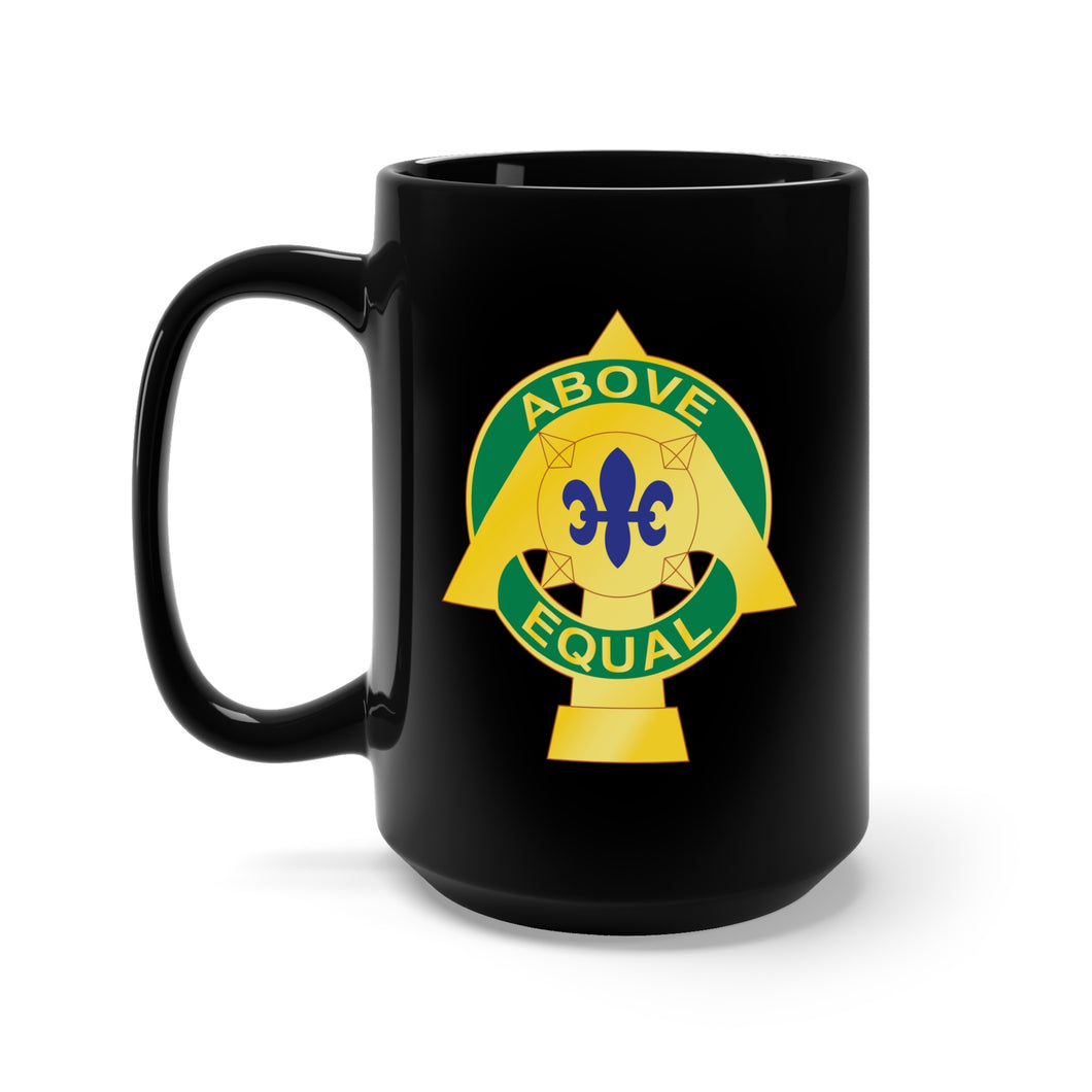 Black Mug 15oz - 110th Armor Regiment -  DUI wo Txt X 300