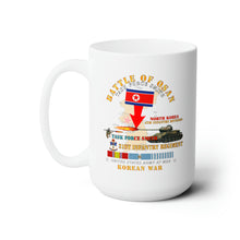 Load image into Gallery viewer, White Ceramic Mug 15oz - Army - TF Smith - 21st Infantry Bazooka Vs T34
