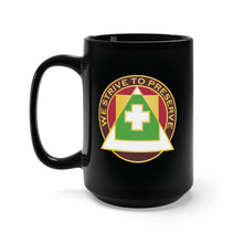 Load image into Gallery viewer, Black Mug 15oz - DUI - 129th Evacuation Hospital wo Txt X 300
