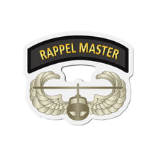 Load image into Gallery viewer, Die-Cut Magnets - Army - Rappel Master Tab with Air Assault Badge wo Txt
