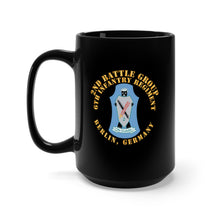 Load image into Gallery viewer, Black Mug 15oz - 2nd Battlegroup - 6th Infantry Regt - Berlin Bde, Germany X 300
