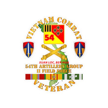 Load image into Gallery viewer, Kiss-Cut Vinyl Decals - Army - Vietnam Combat Vet - 54th Artillery Group - II Field Force w VN SVC X 300
