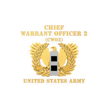 Load image into Gallery viewer, Kiss-Cut Vinyl Decals - Army - Chief Warrant Officer - CW02 - Flat - Eagle and Bar X 300
