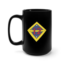 Load image into Gallery viewer, Black Mug 15oz - 12th Division - SSI wo Txt - 1918-1919 X 300
