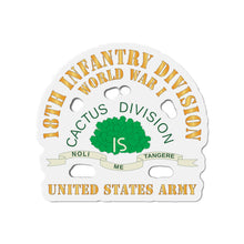 Load image into Gallery viewer, Die-Cut Magnets - Army - SSI - 18th Infantry Division  - WWI - US Army X 300
